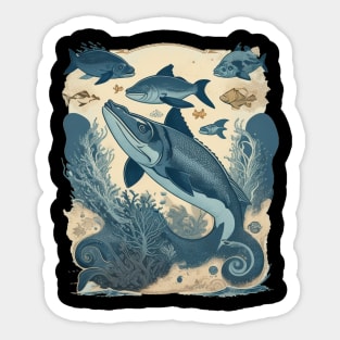 Coral Kingdoms: Enchanting Marine Diversity Sticker